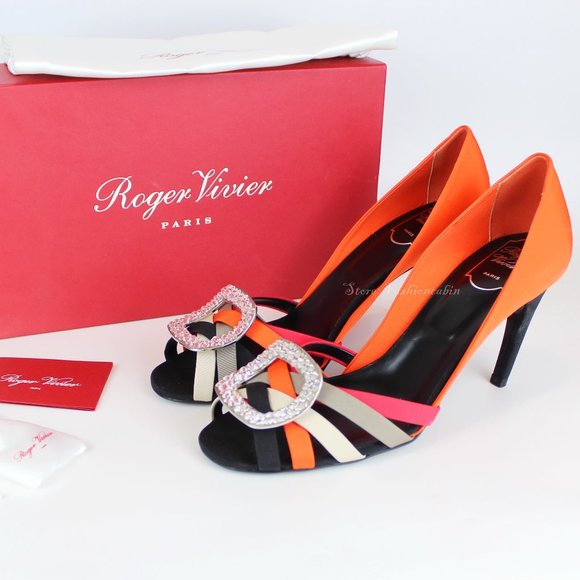 NEW Roger Vivier Crystal Buckle Heels - Weddings, Cocktail Parties, Dinners - Picture 1 of 16